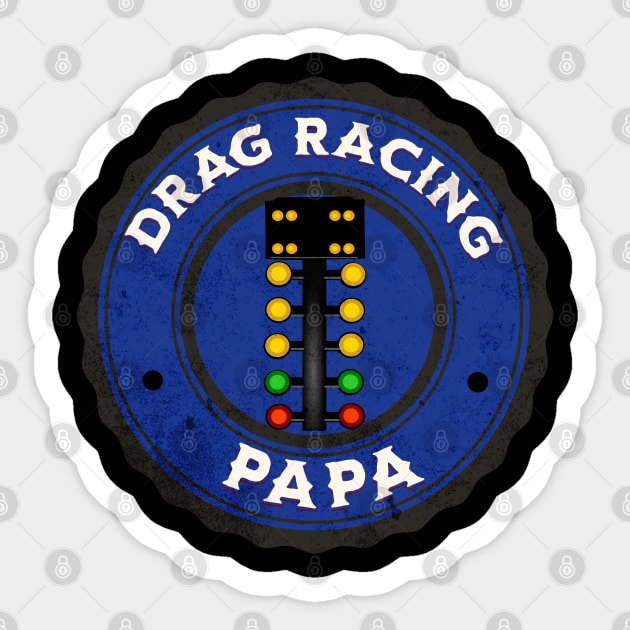 Drag Racing Papa Sticker by Carantined Chao$